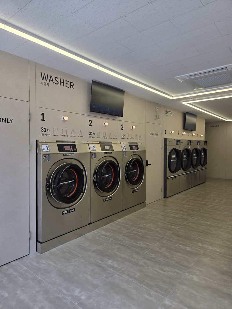 워시허브 청주옥산자이점 초대형 세탁기와 건조기